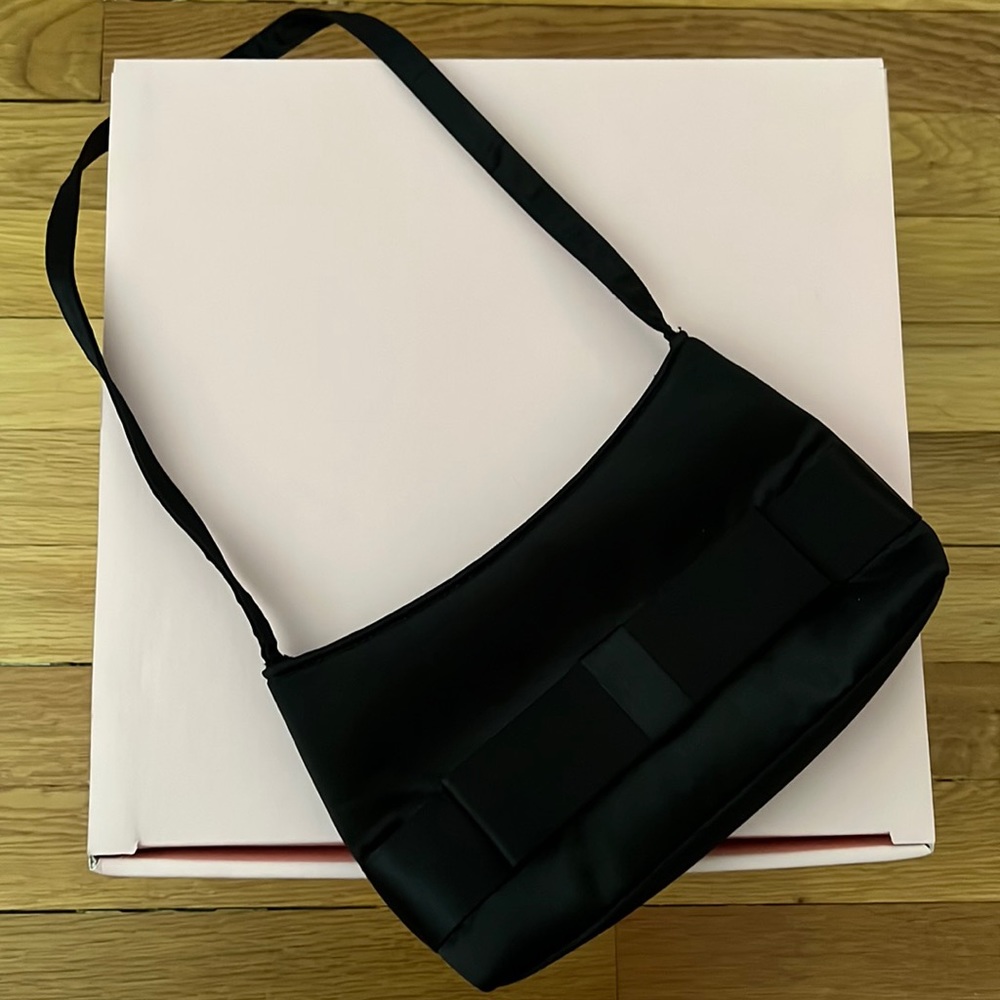 Clare’s Black Satin Dressy Purse, cute bow detail, classy and simple!